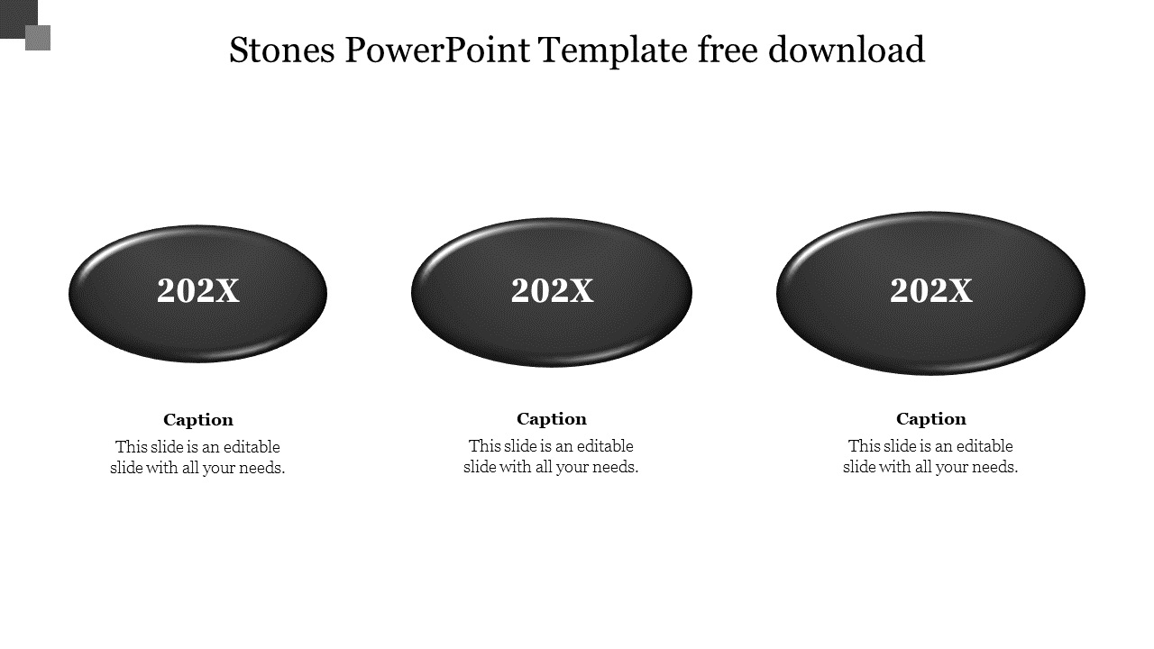 Stones PowerPoint Template free download